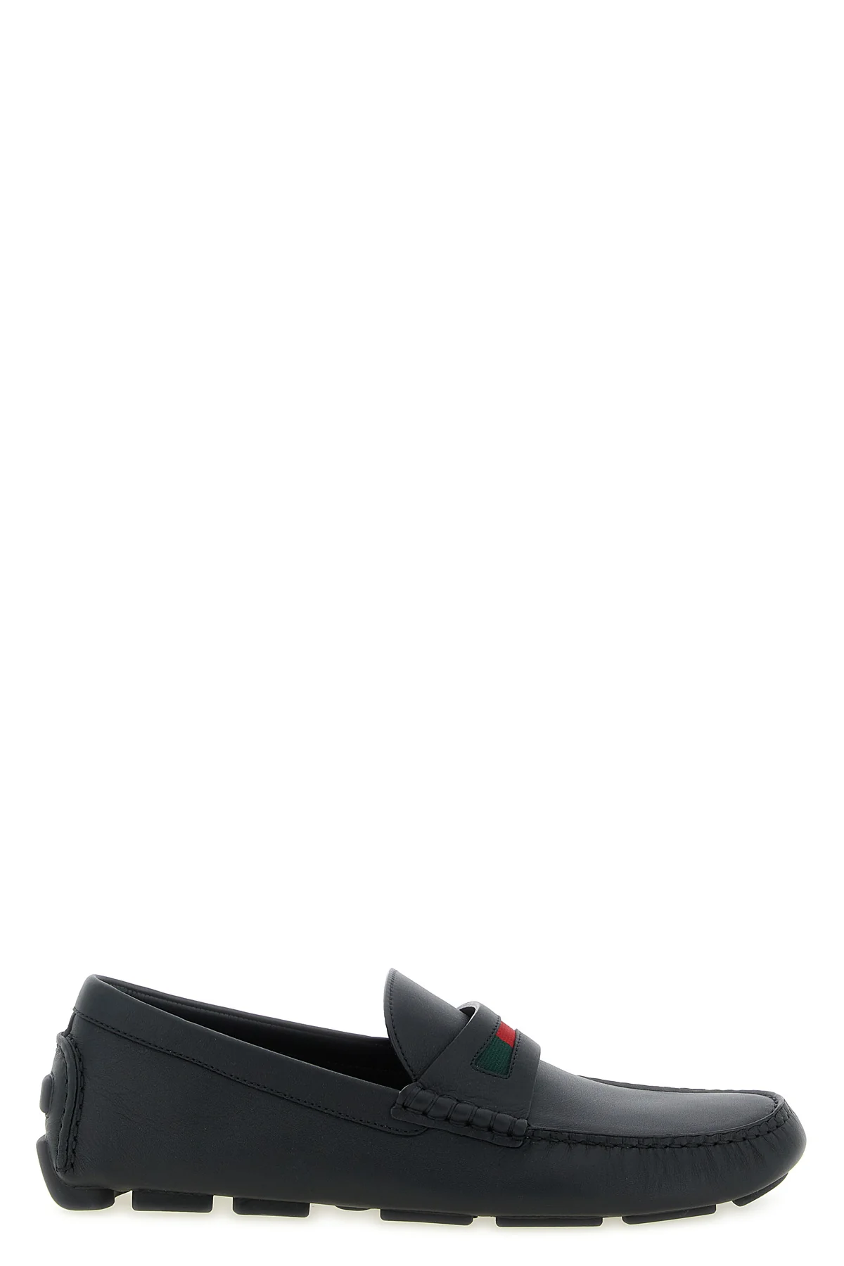 GUCCI 7.5 leather loafers