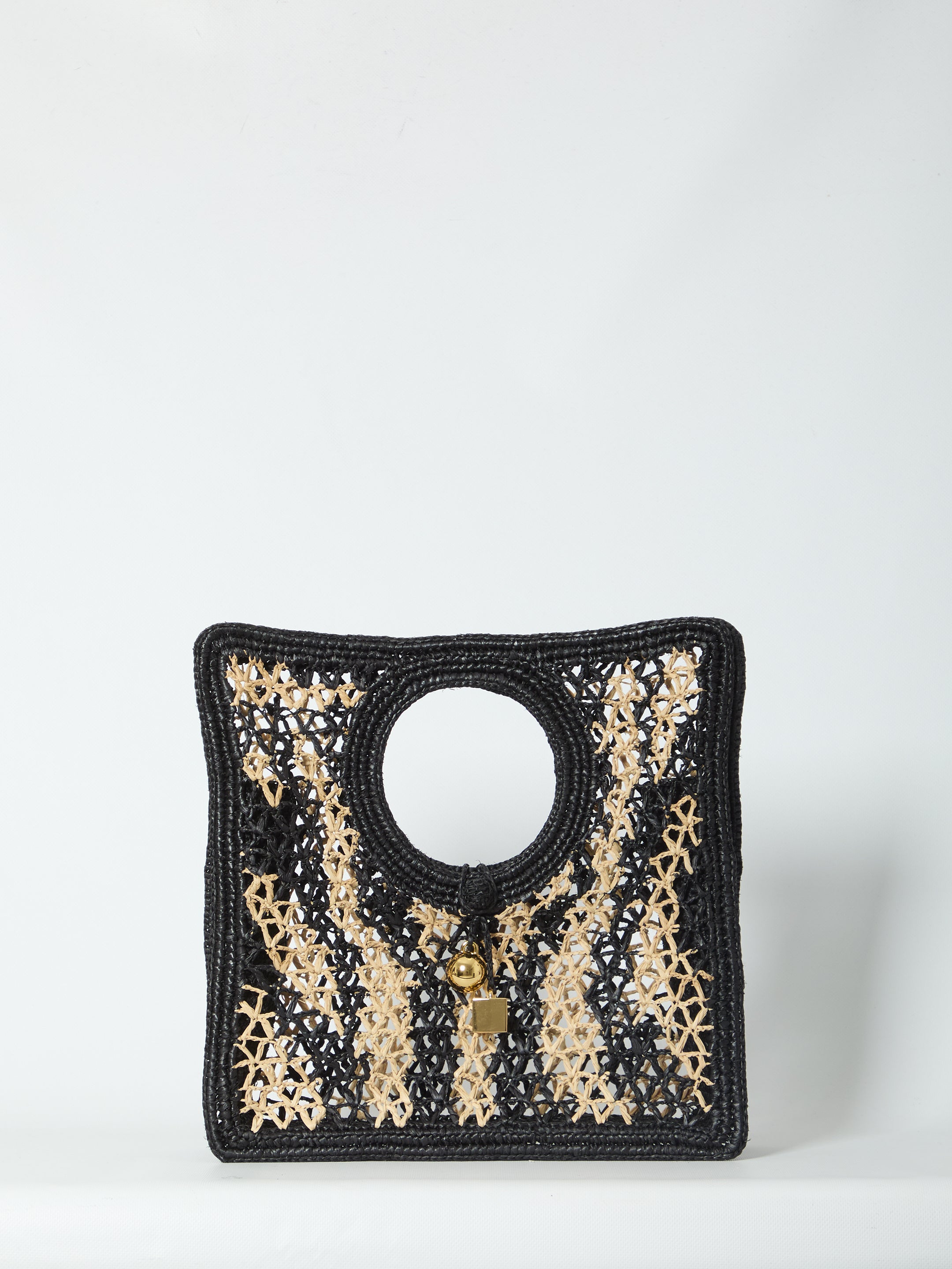 JACQUEMUS OS square beach bag