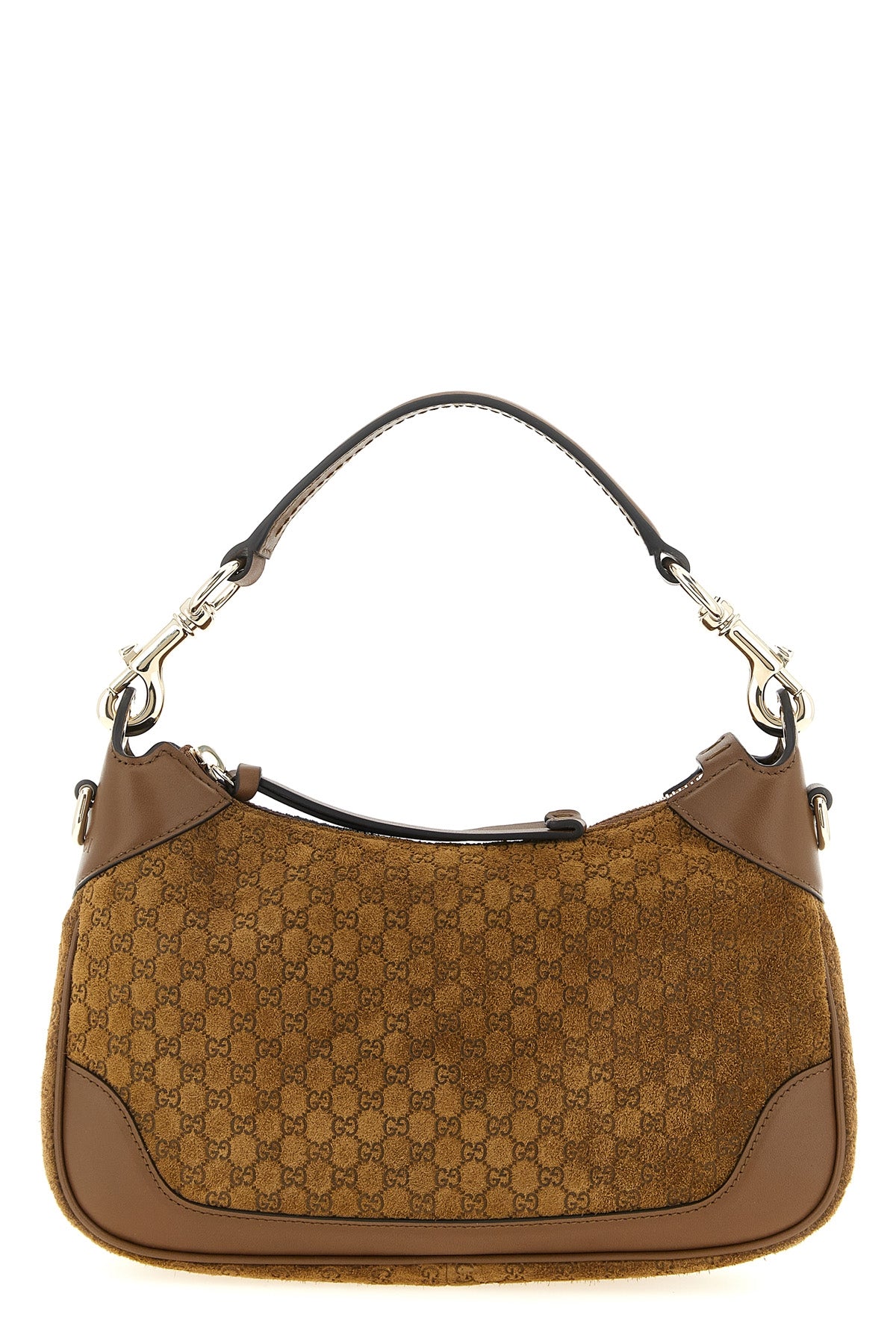GUCCI OS small gucci b suede shoulder bag