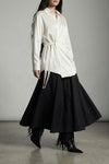 avenue fringe ankle boots in matte calf leather