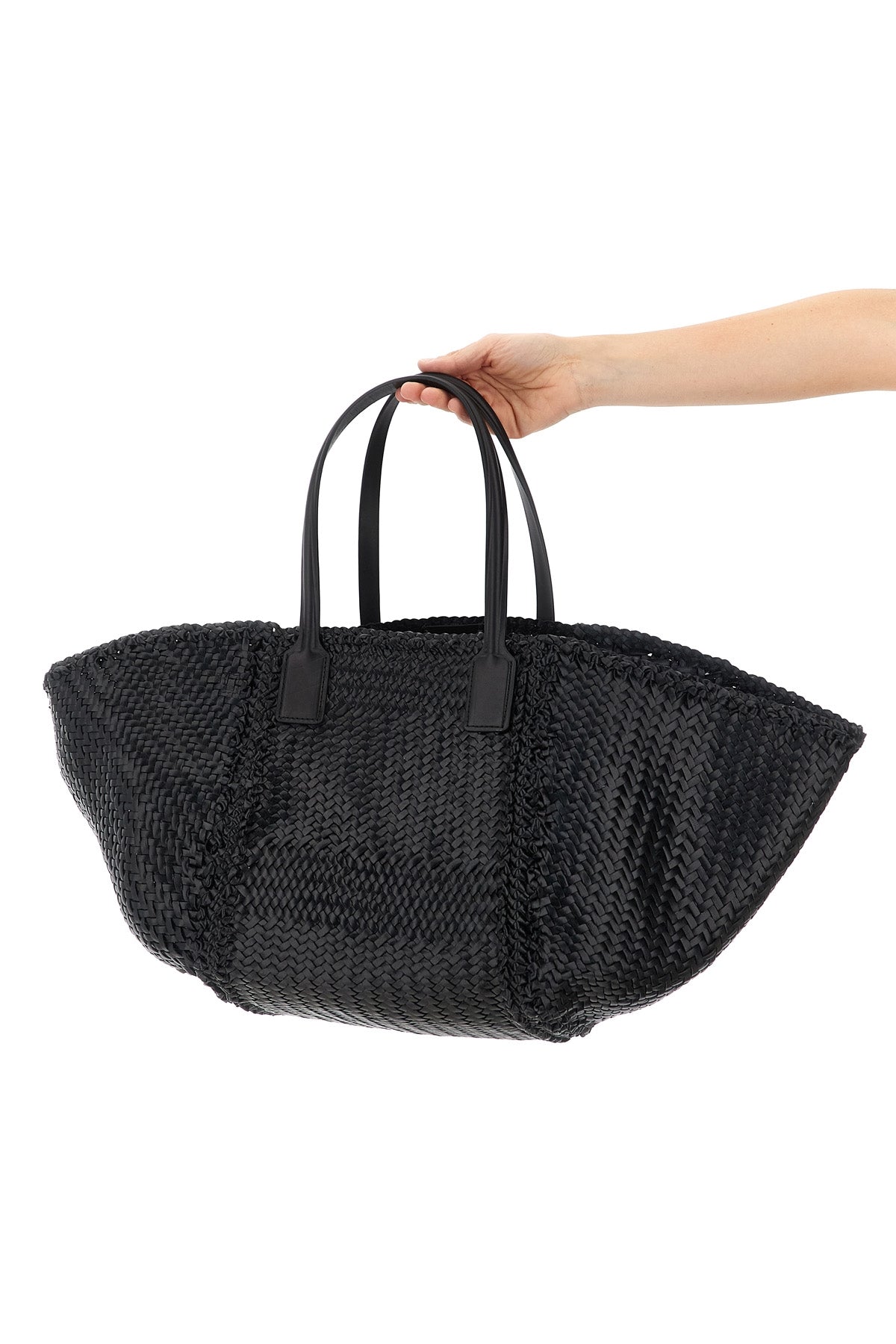 DRAGON DIFFUSION OS hand-woven buffalo leather teresa shopping bag