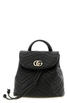 gg marmont mini backpack in chevron pattern matelassé nappa leather