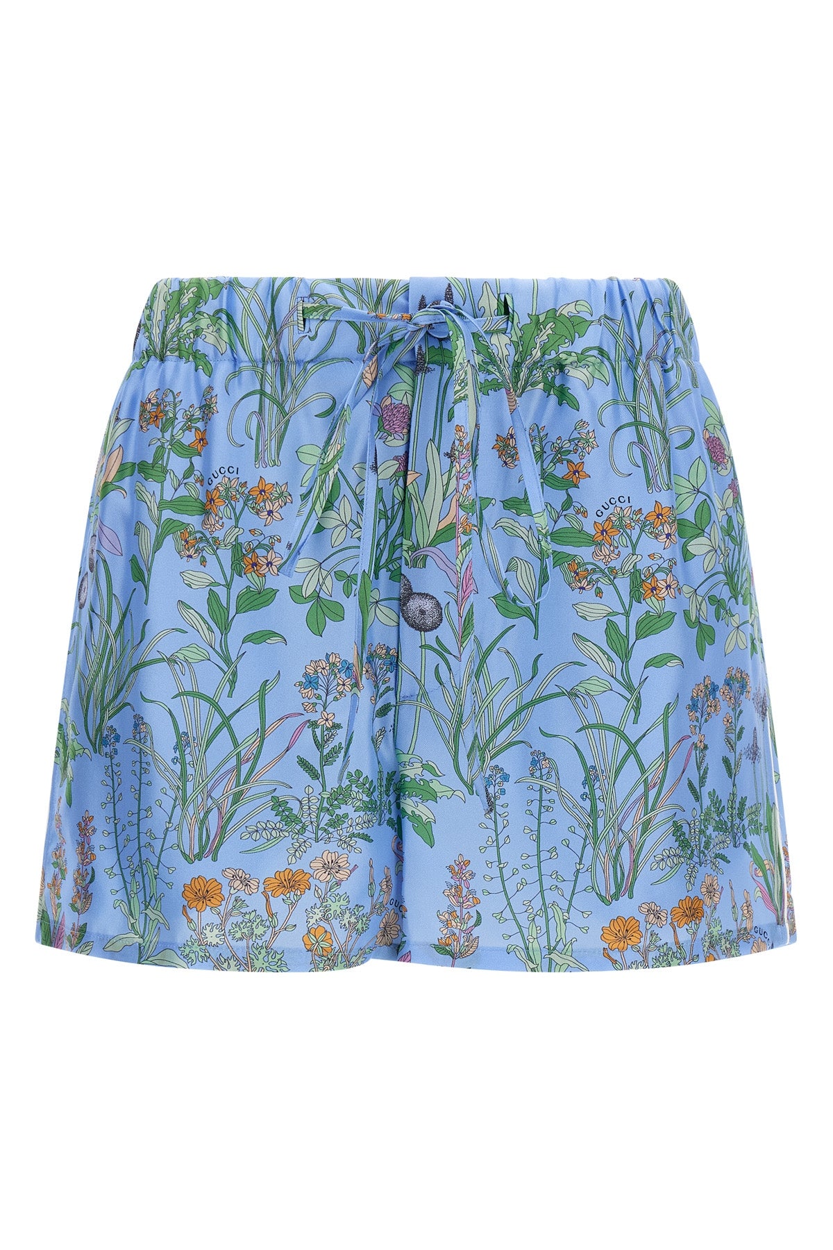 GUCCI 40 silk twill shorts