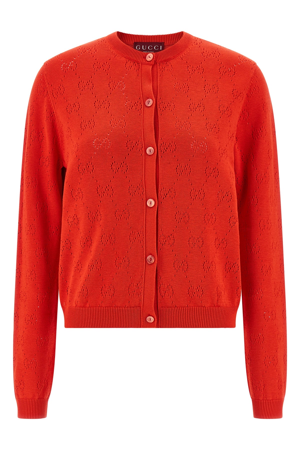 silk and cotton blend cardigan knitted