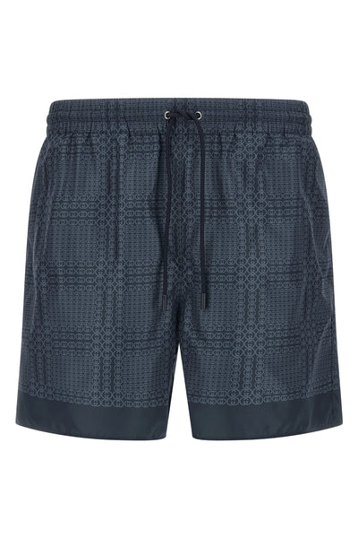 all-over gucci incrocio gg print technical poplin swimsuit