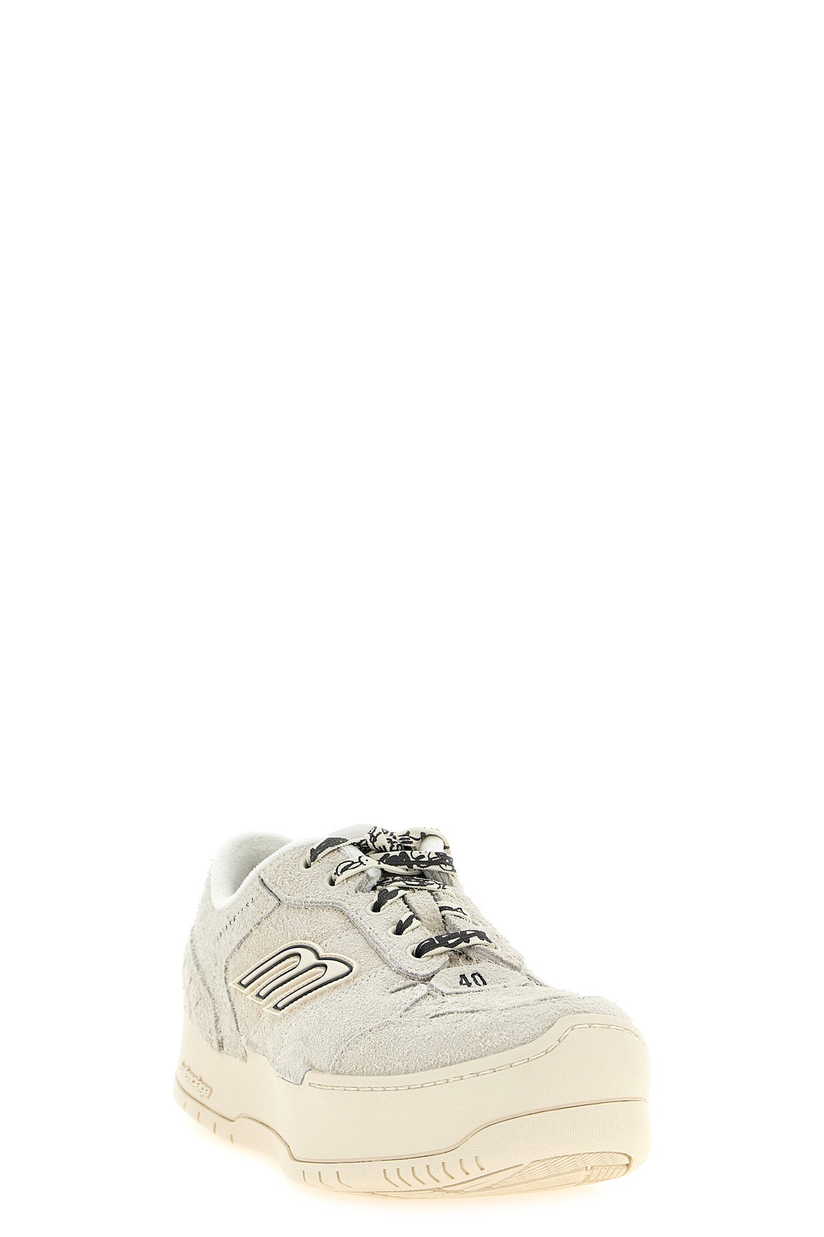 hamptons brushed suede cowhide sneakers