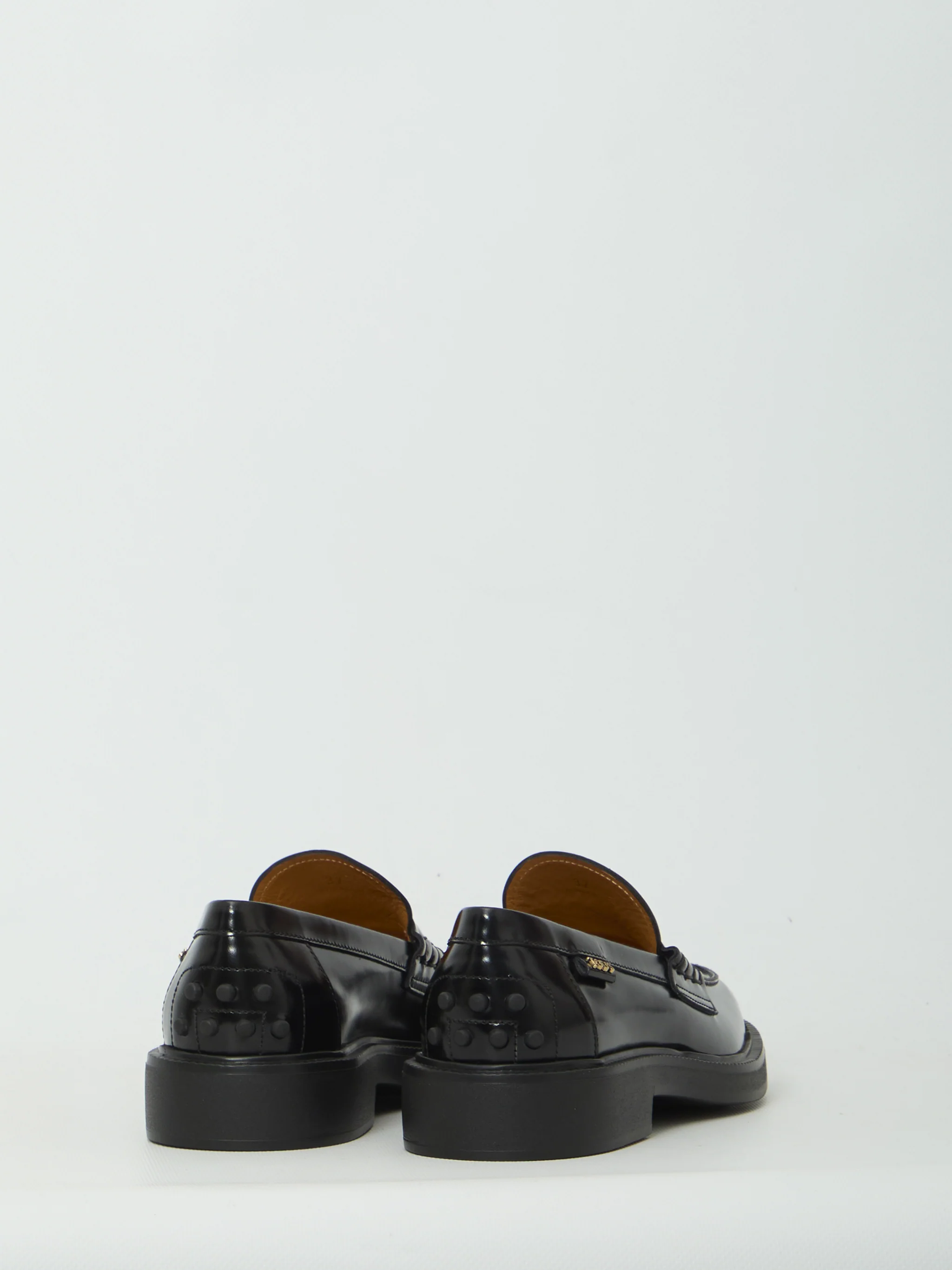 leather loafers