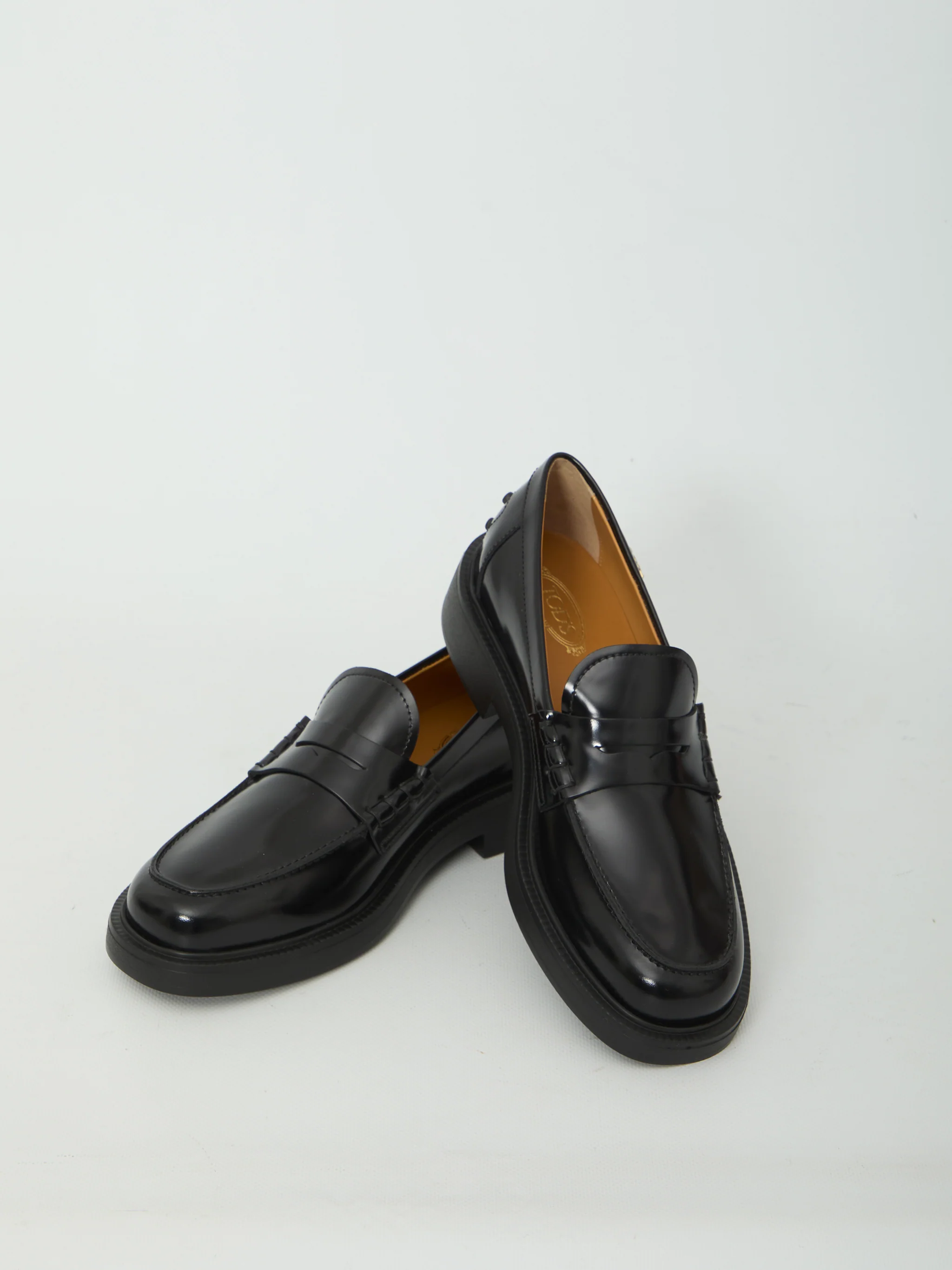 leather loafers