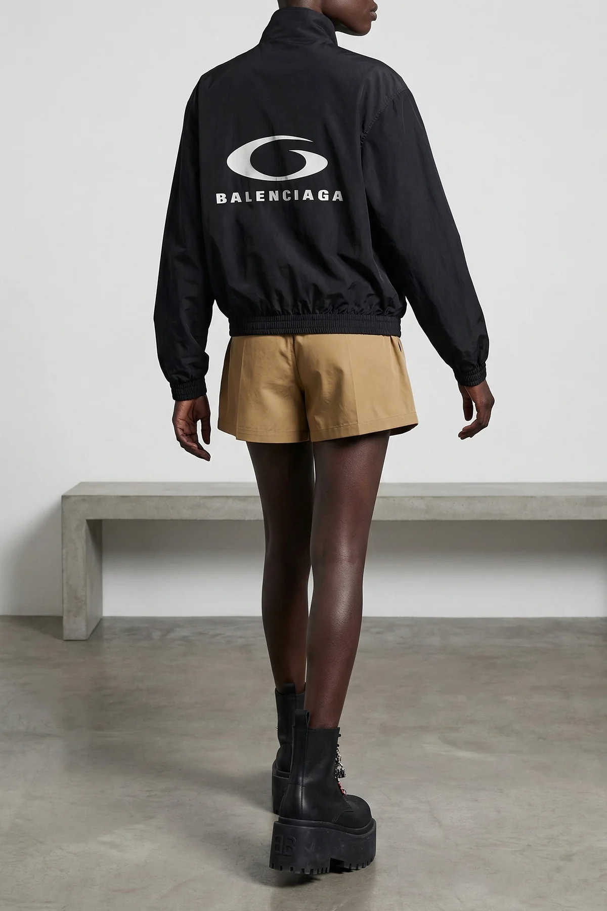 tracksuit cotton blend bomber jacket