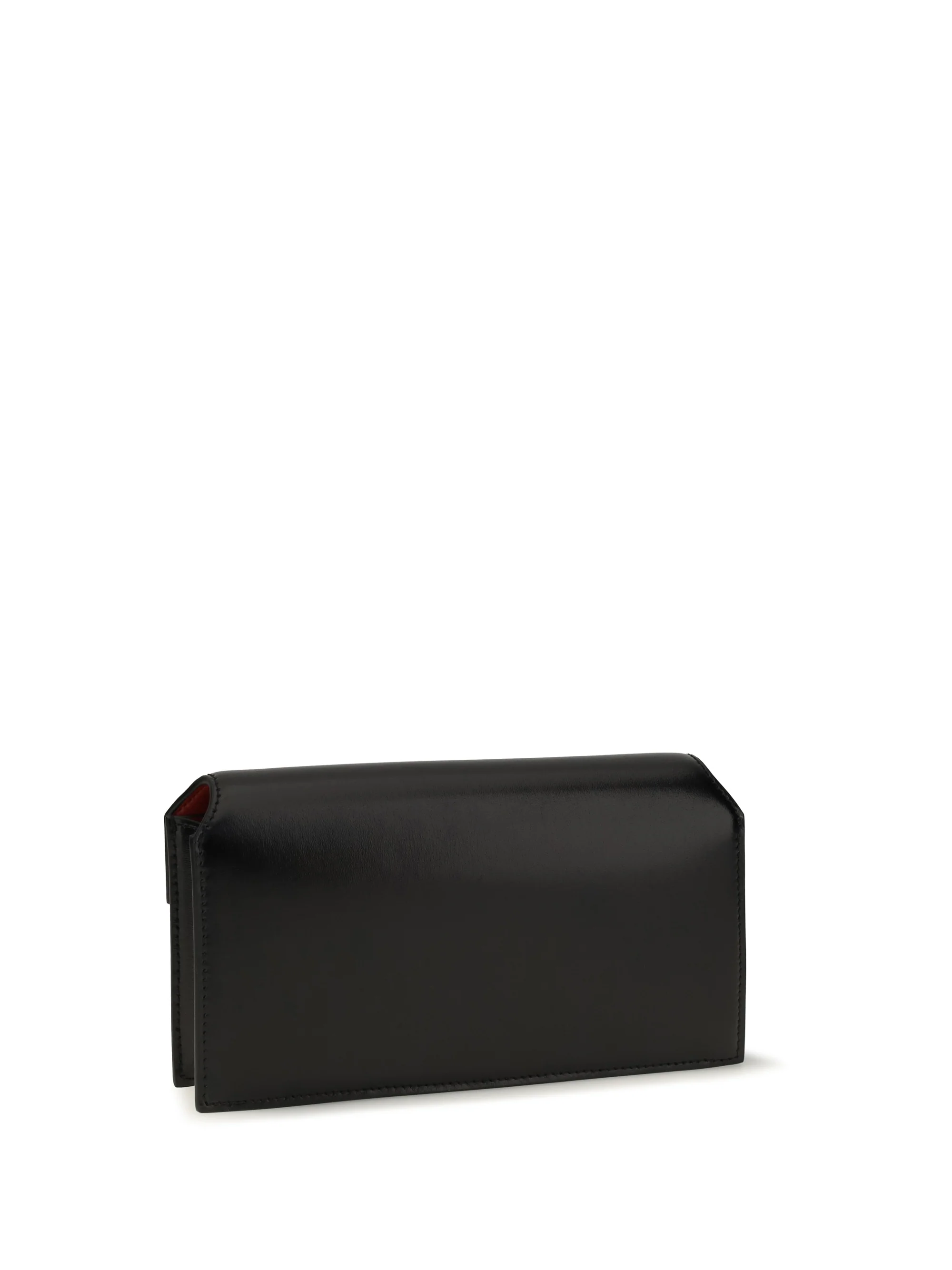antigona box leather pouch with chain