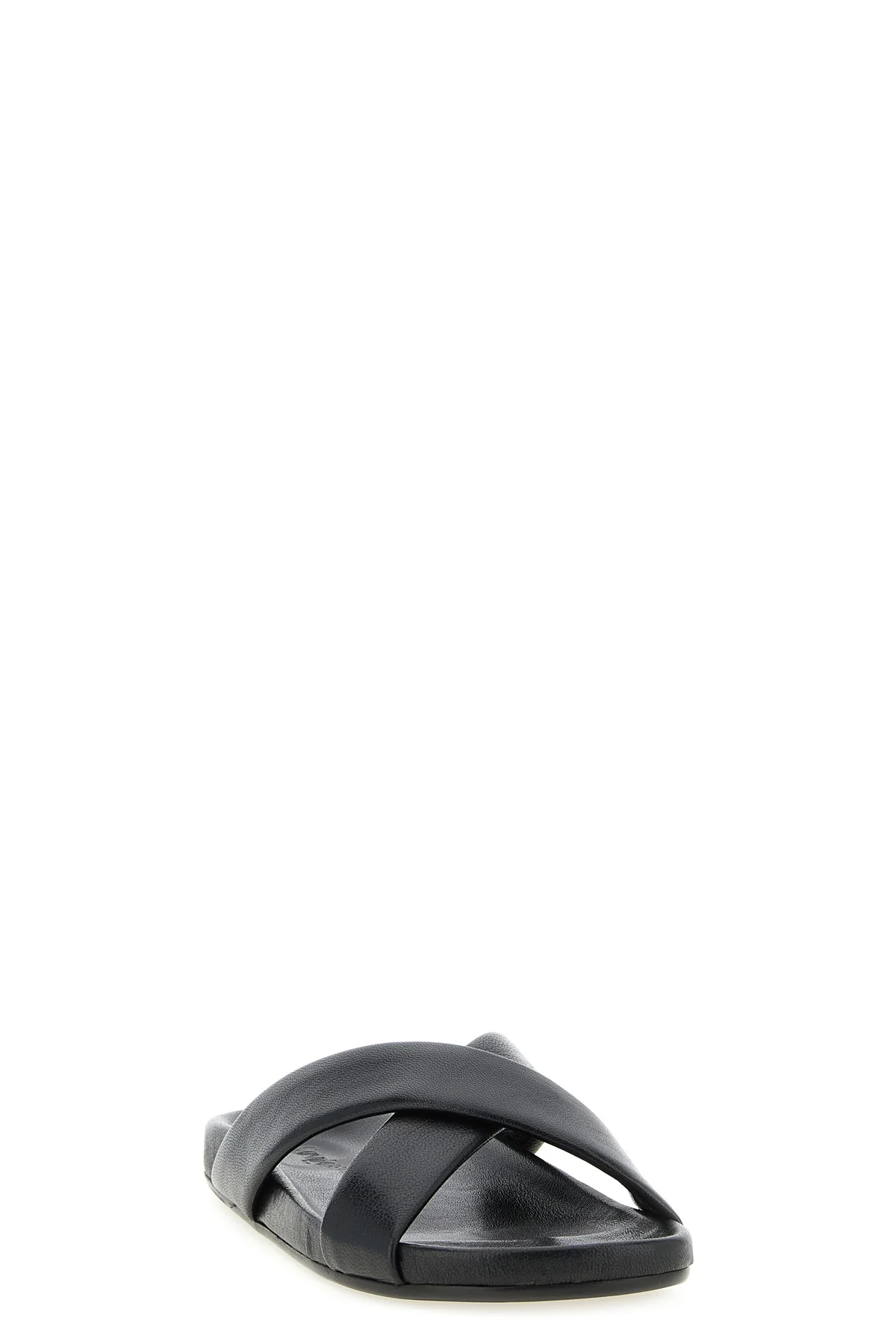 SAINT LAURENT 45 nichols flat sandals in smooth leather