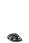 nichols flat sandals in smooth leather