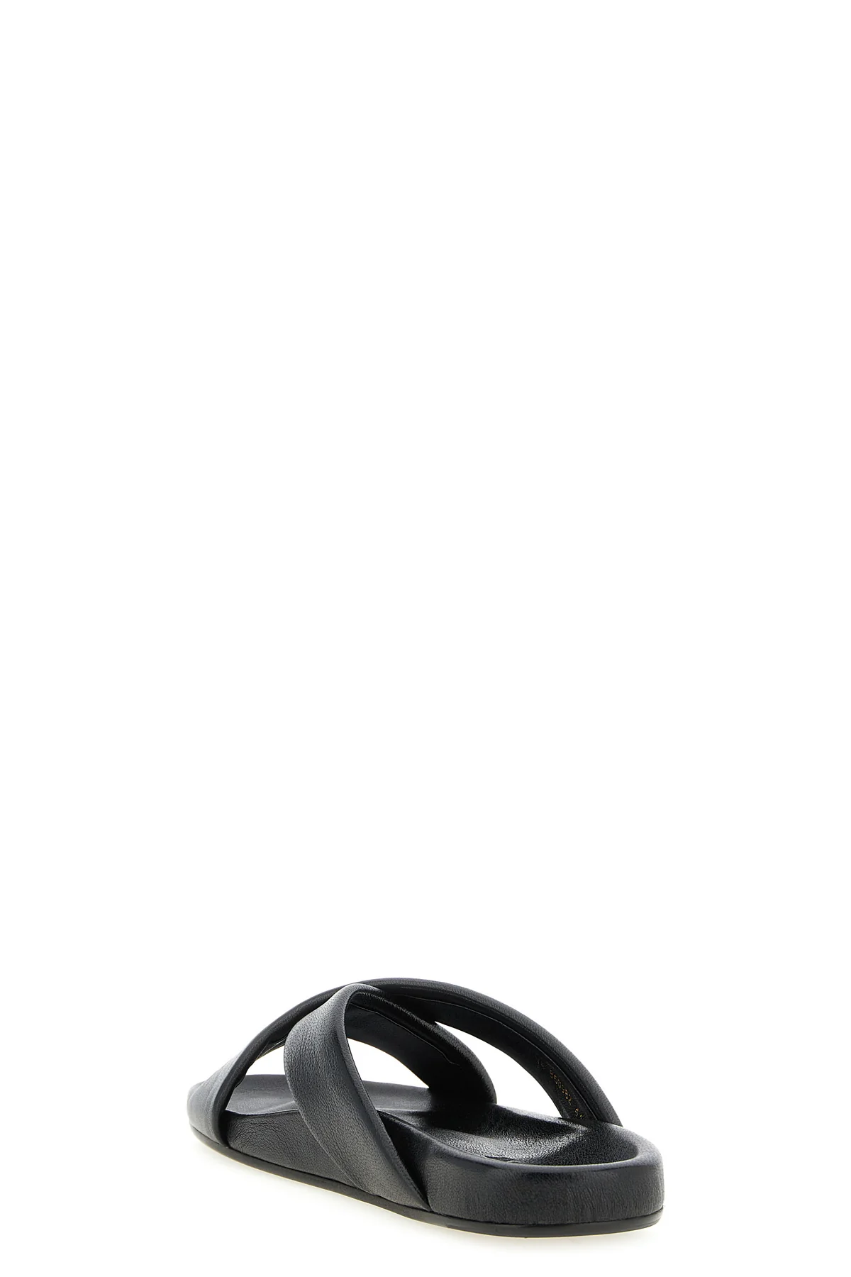 nichols flat sandals in smooth leather