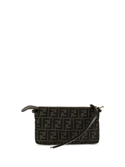 all-over monogram jacquard shoulder bag