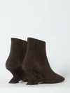 cheope dark brown ankle boots