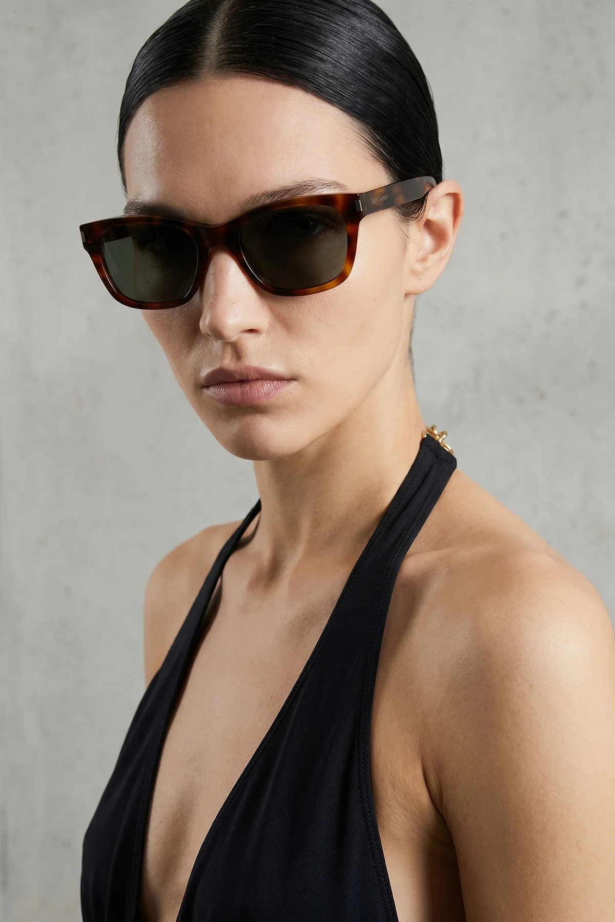 SAINT LAURENT OS sl 874 tortoiseshell acetate sunglasses