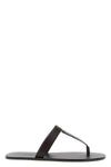 babylone leather flat sandals