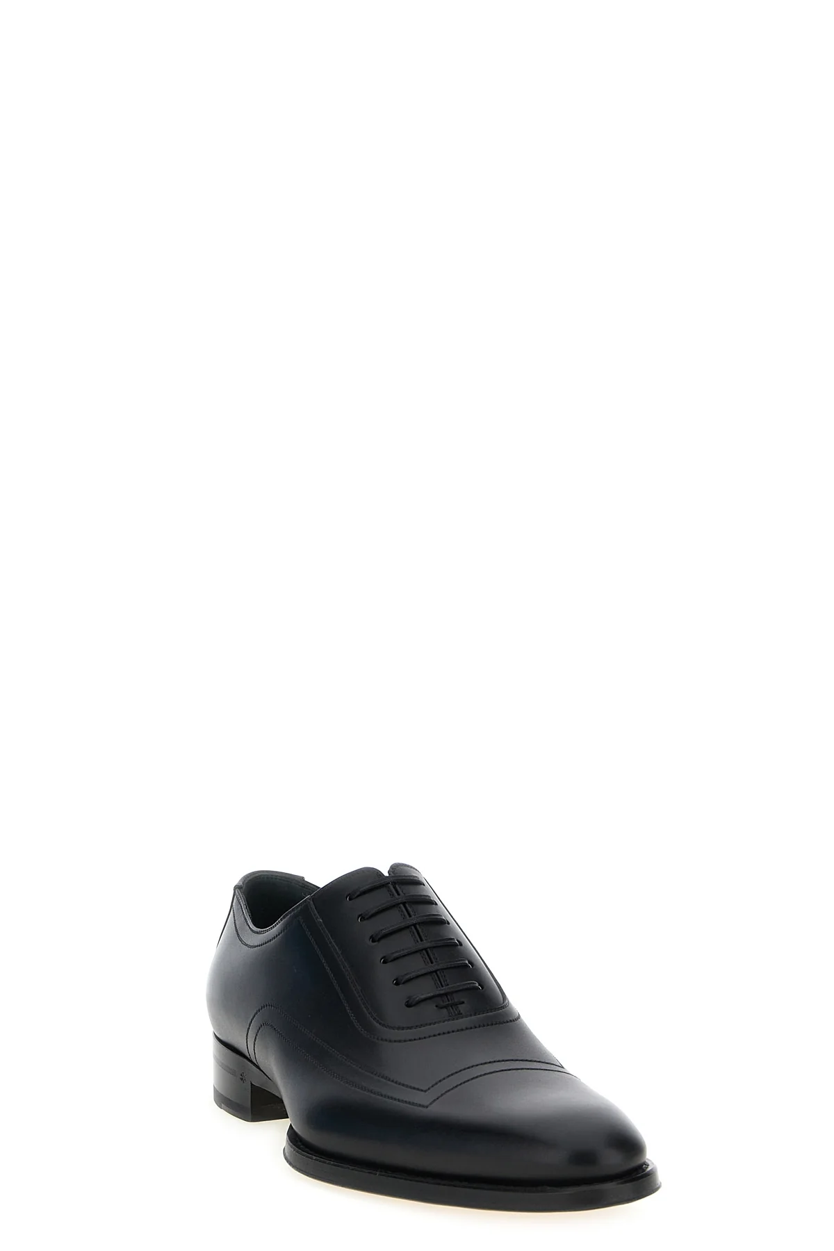 leather lace-up shoes