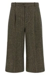 saint laurent culotte pants in wool and silk blend redefine the codes of contemp