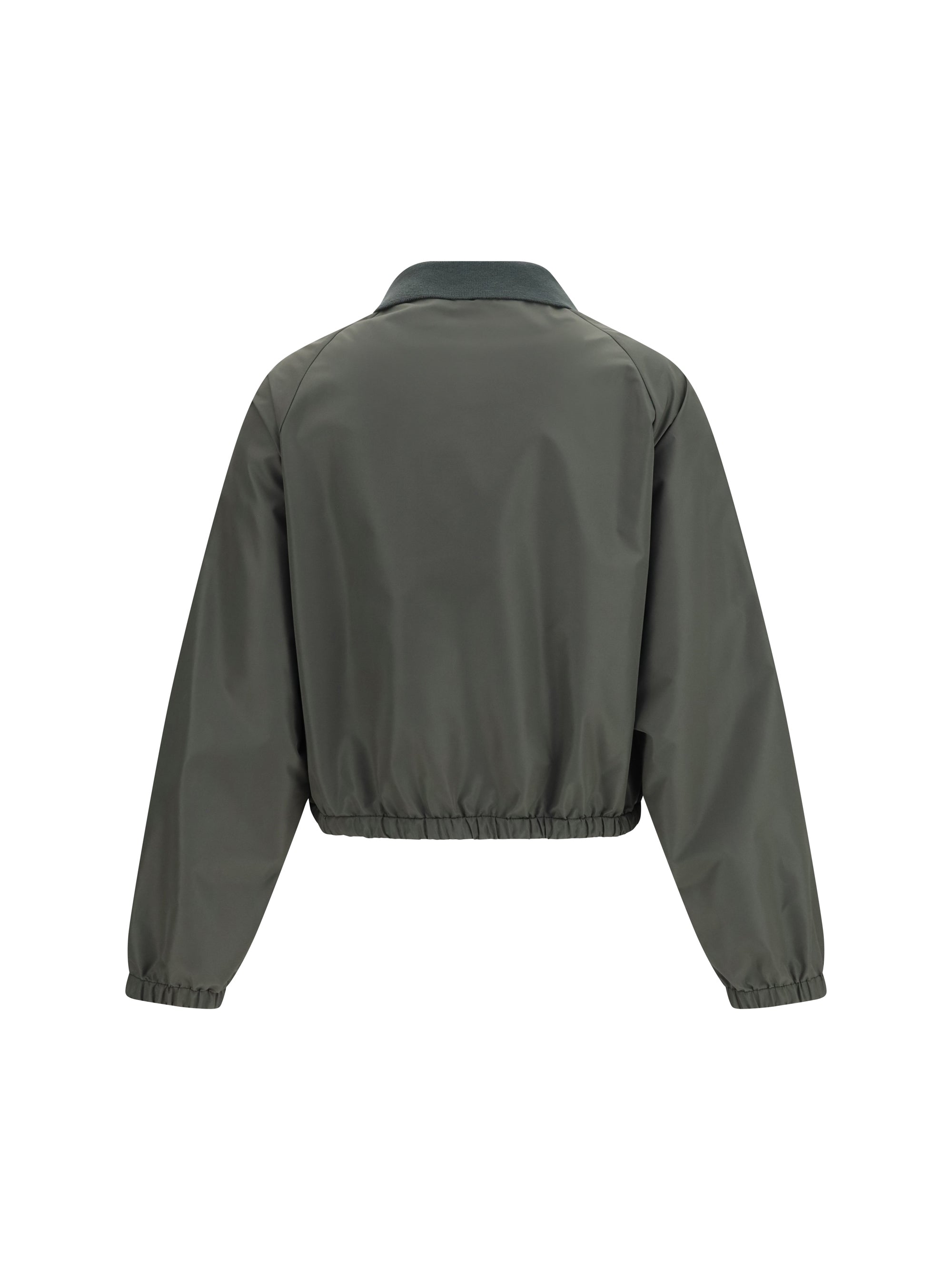MIU MIU 40 technical fabric jacket