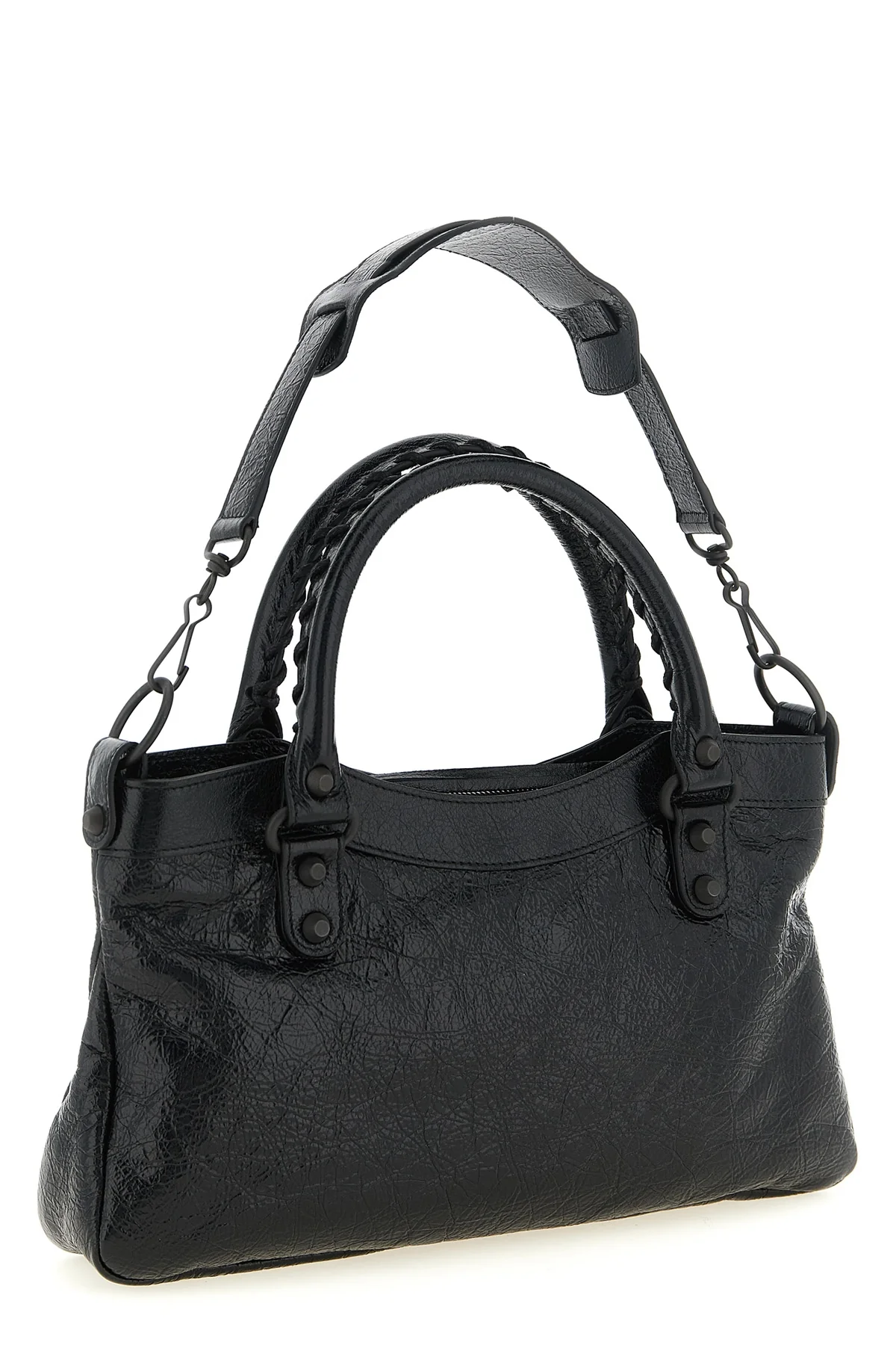 the balenciaga le city first handbag and shoulder bag is made of high-quality ar