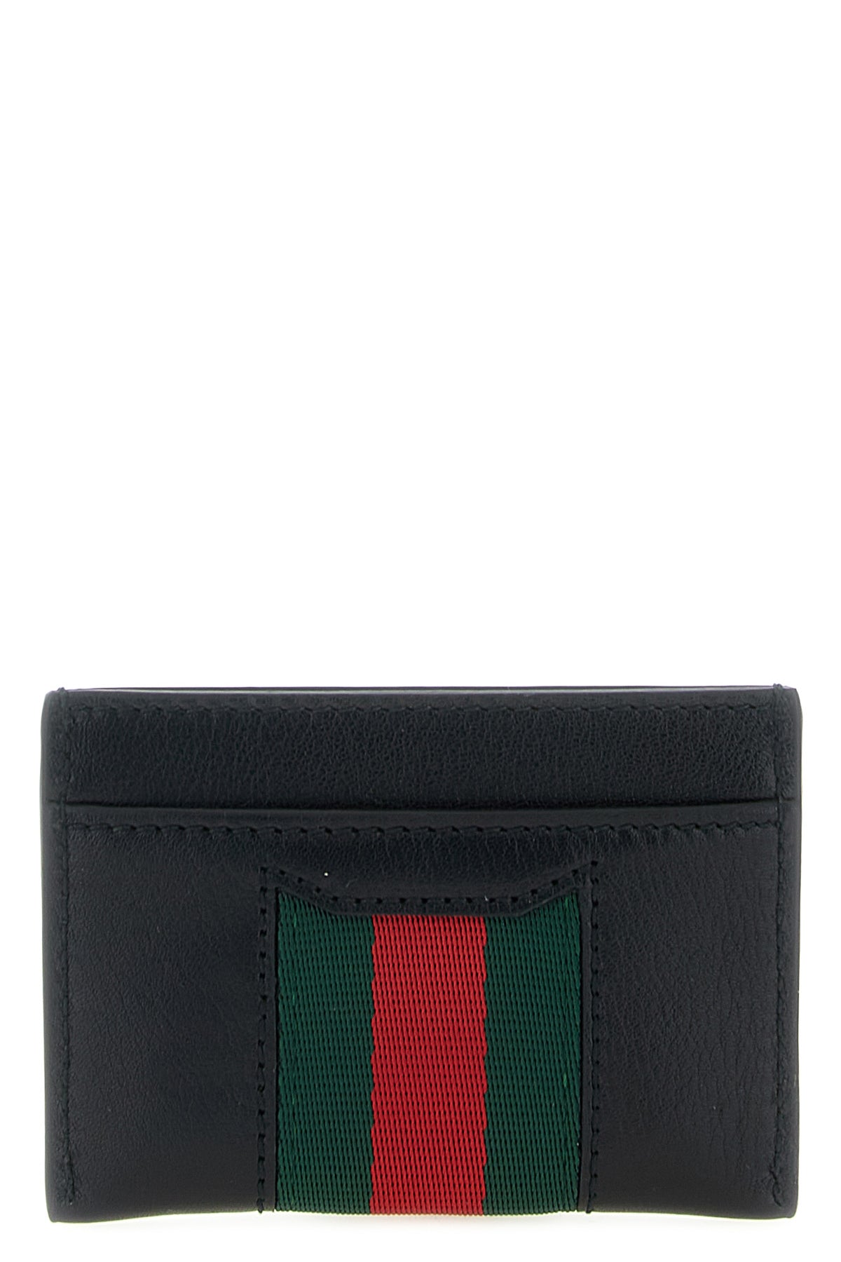 GUCCI OS web horsebit gucci leather cardholder