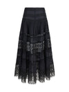 serza long skirt in cotton voile