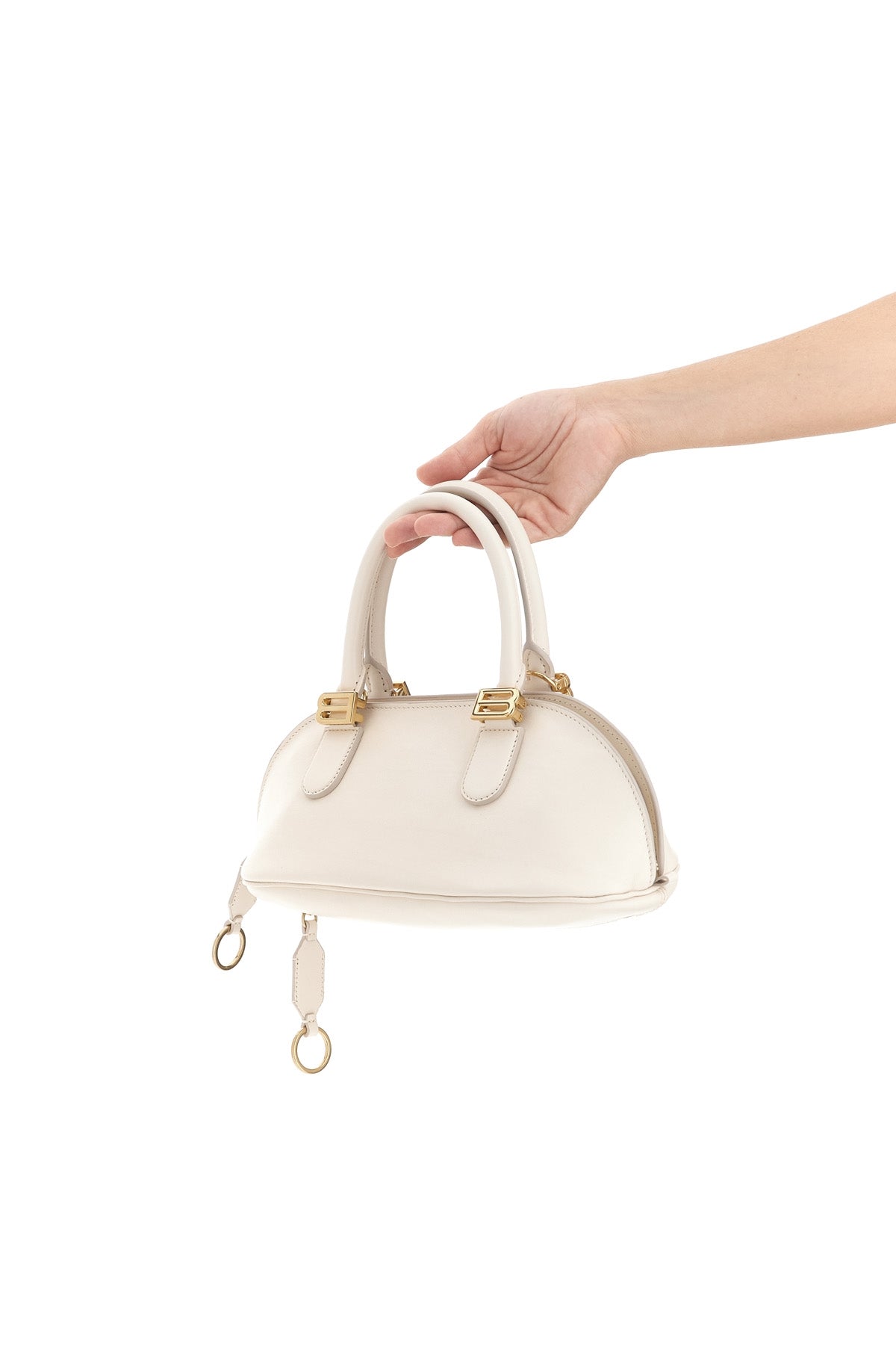 mini smooth calf leather handbag