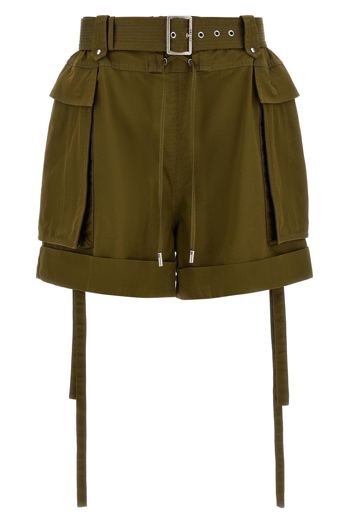 MCQUEEN 38 cotton twill shorts