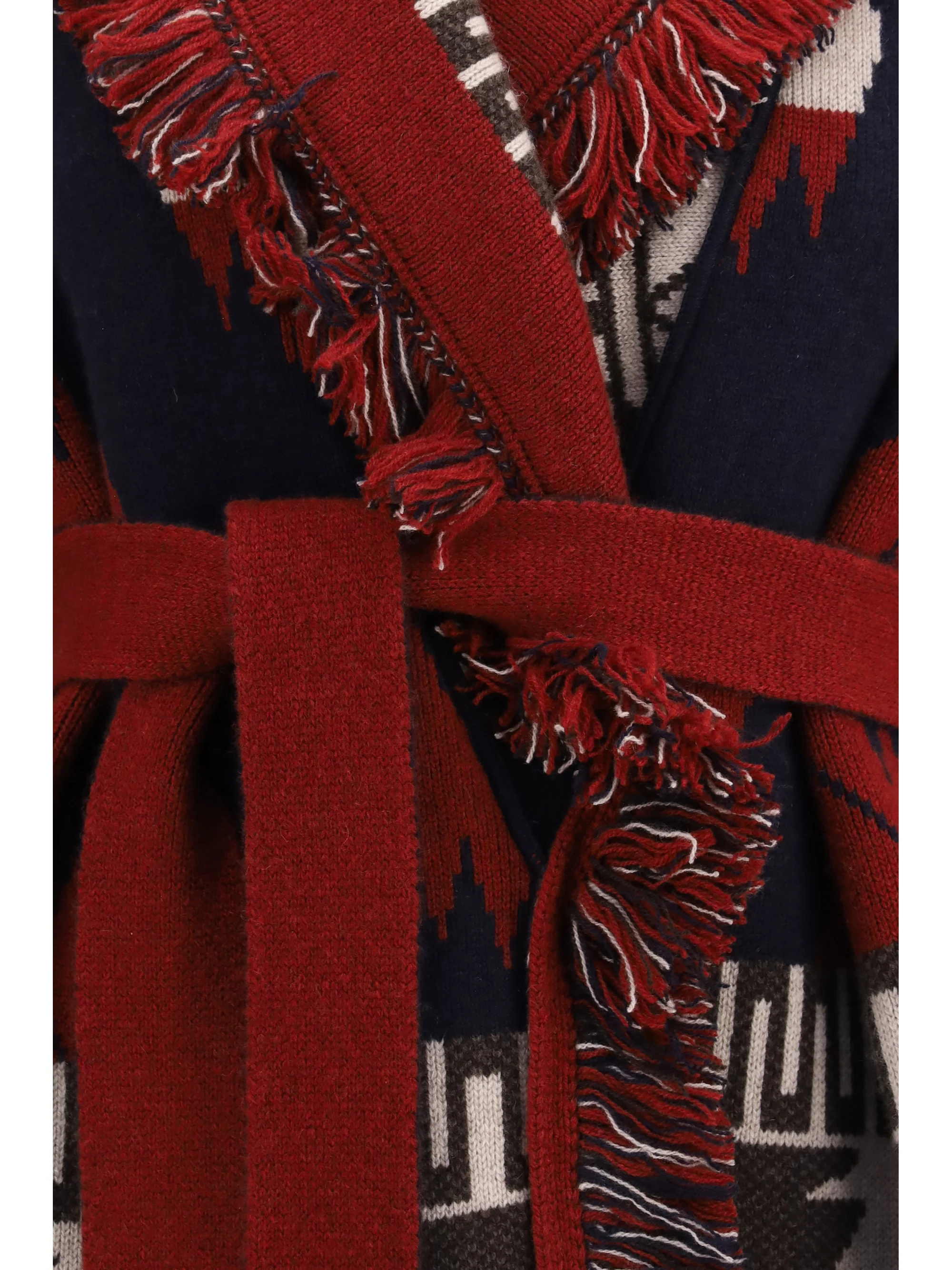 icon jacquard cardigan
