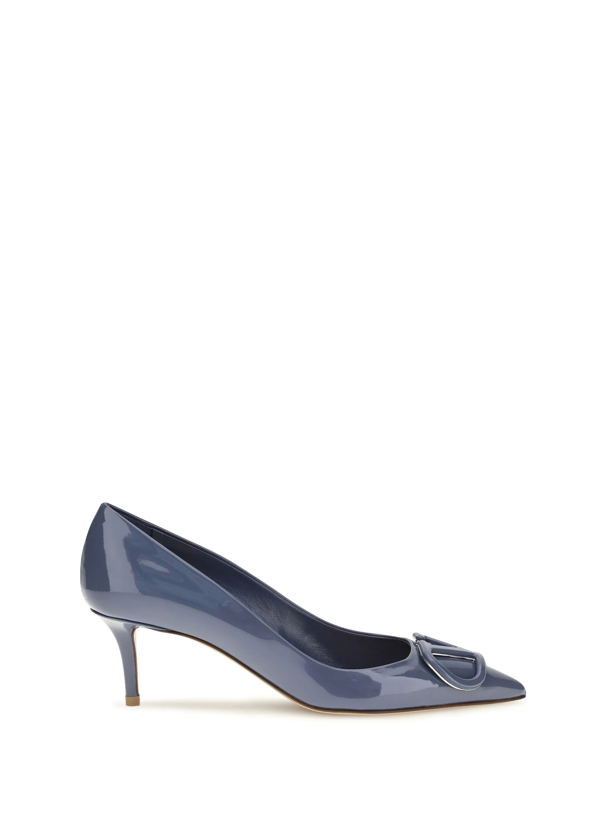 VALENTINO GARAVANI 38 vlogo signature patent leather pumps