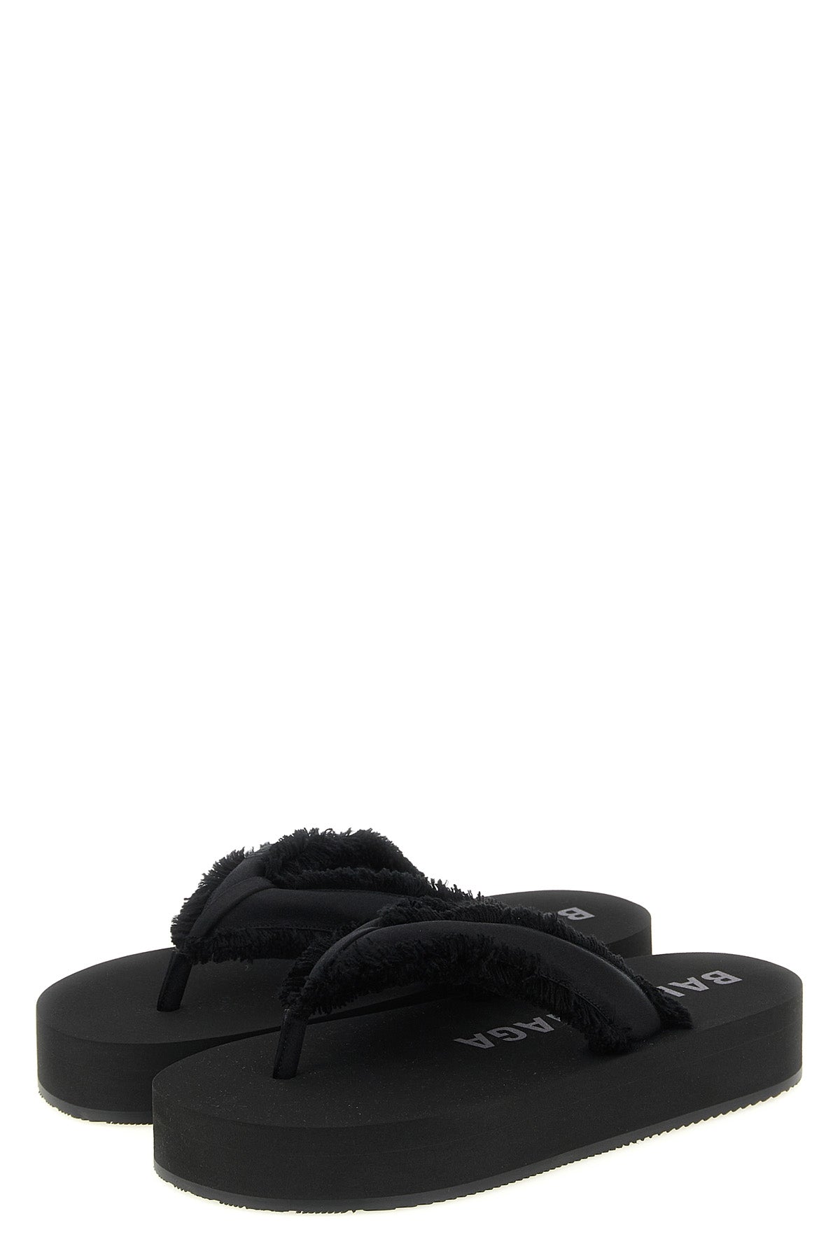 BALENCIAGA 36 jet lag brushed satin sandals