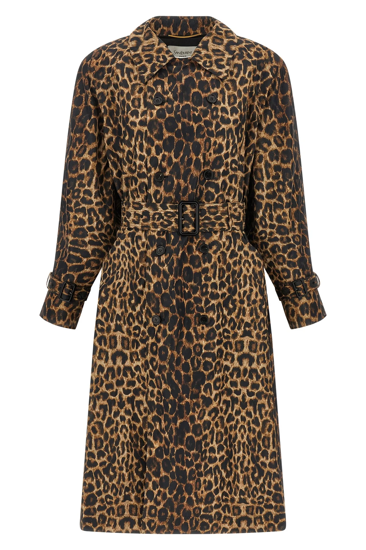 the saint laurent trench coat redefines the codes of outerwear through a bold an