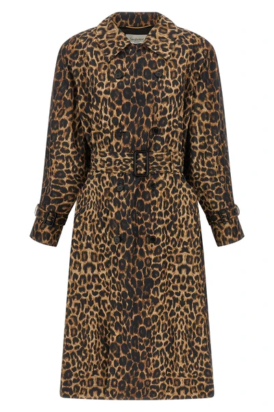 the saint laurent trench coat redefines the codes of outerwear through a bold an