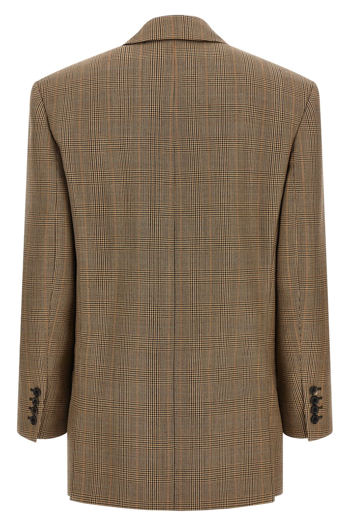 saint laurents double-breasted blazer expresses sartorial excellence through a