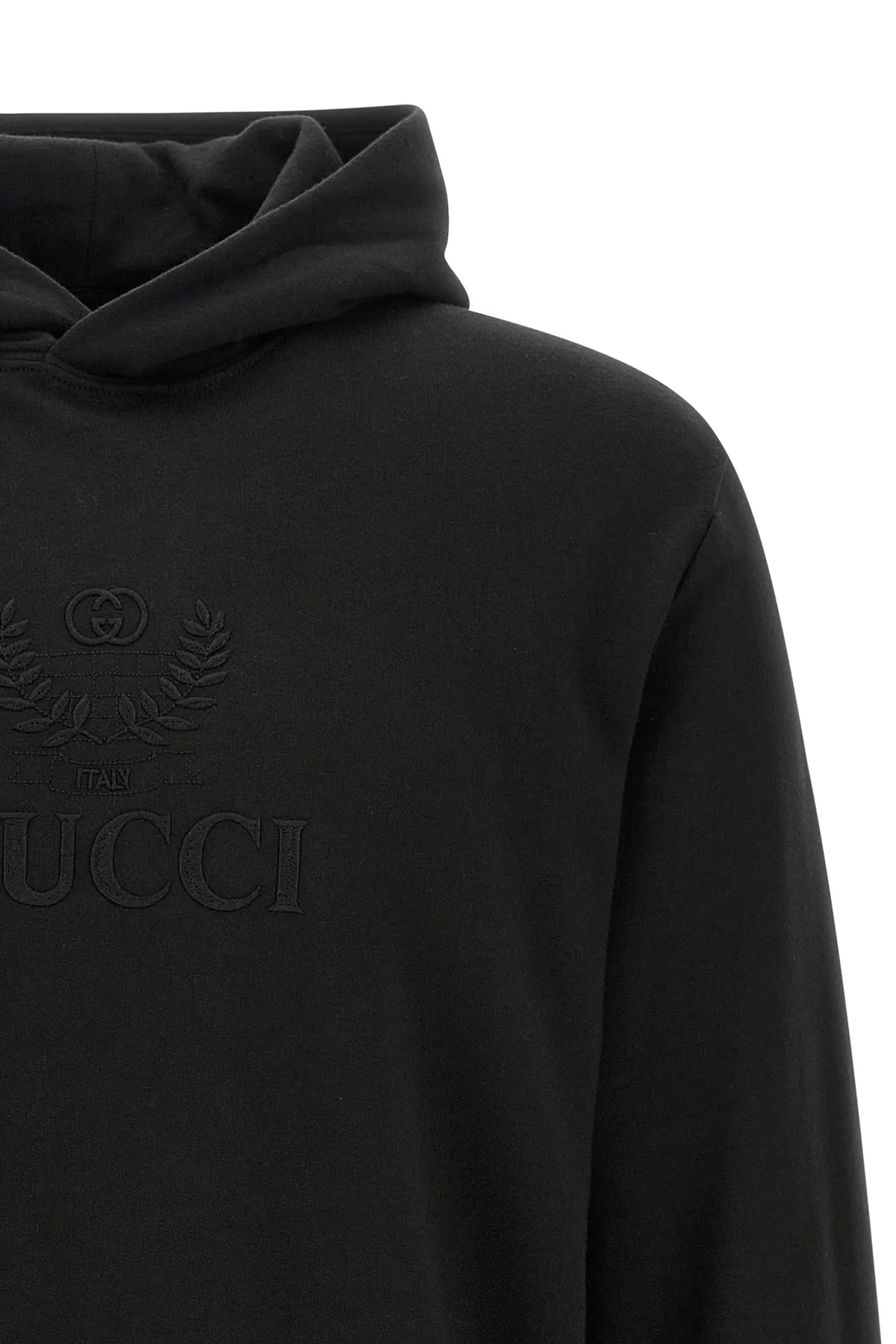 the gucci sweatshirt bases the codes of casual dress in absolute luxury