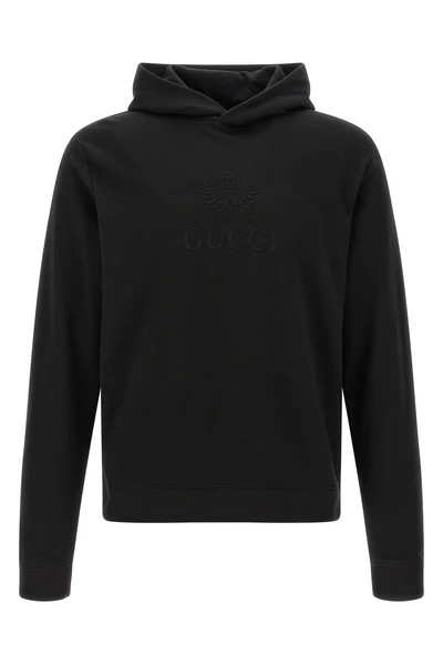 the gucci sweatshirt bases the codes of casual dress in absolute luxury