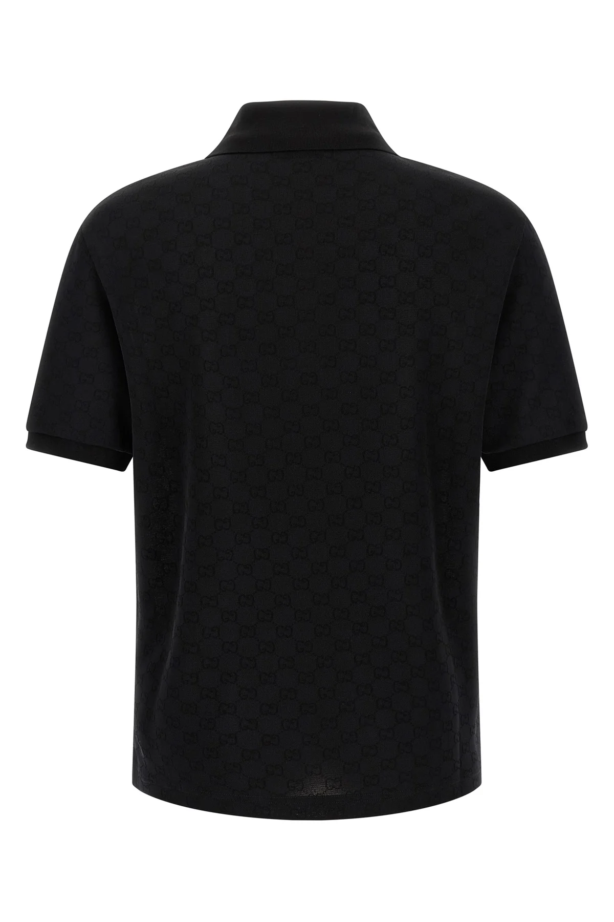 the black gucci polo shirt