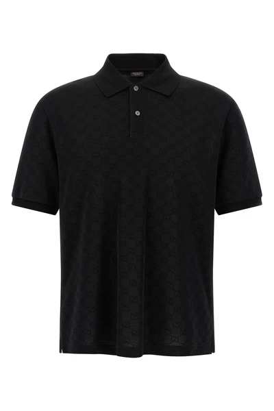 the black gucci polo shirt