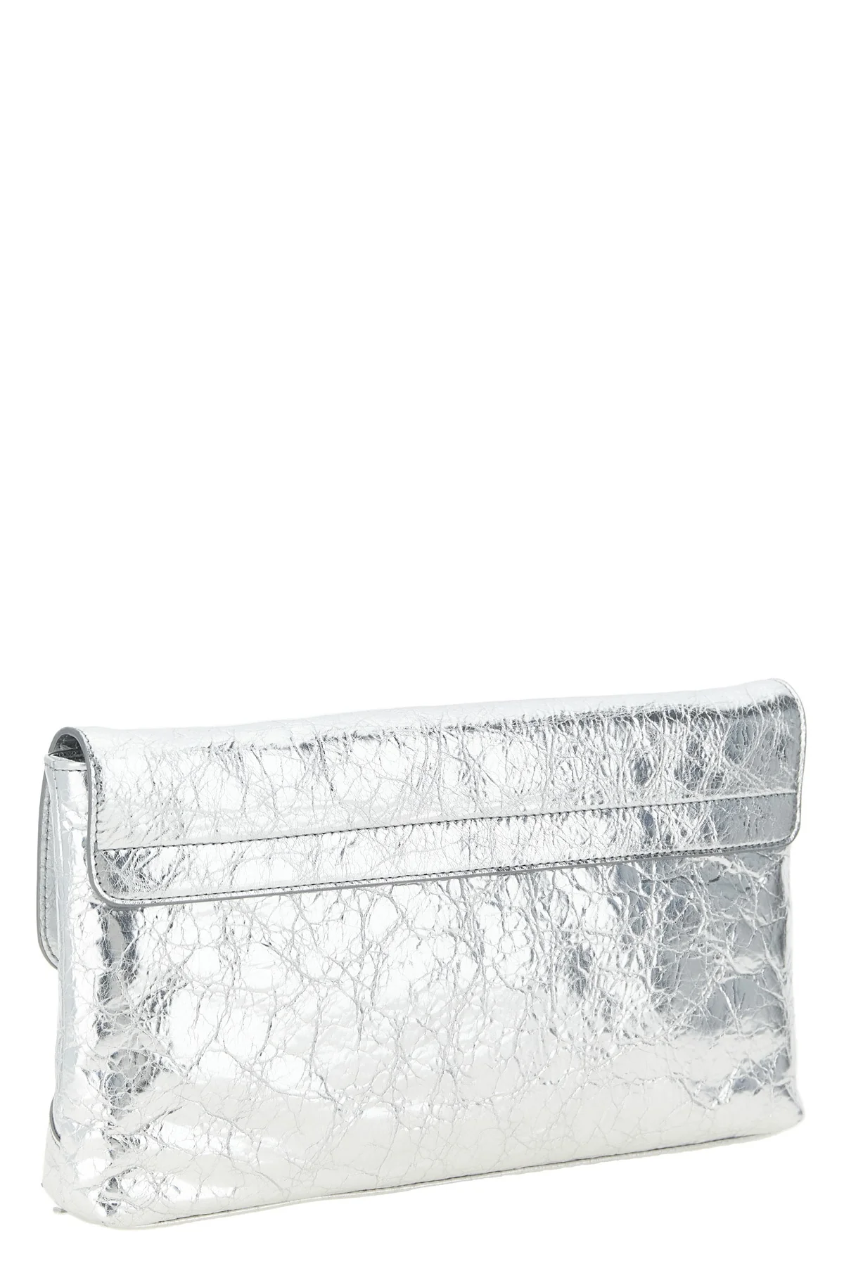 BALENCIAGA OS the balenciaga le city clutch bag in pure arena lambskin leather stands out fo
