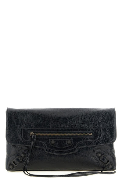 the balenciaga le city clutch embodies the unmistakable aesthetics of the mais