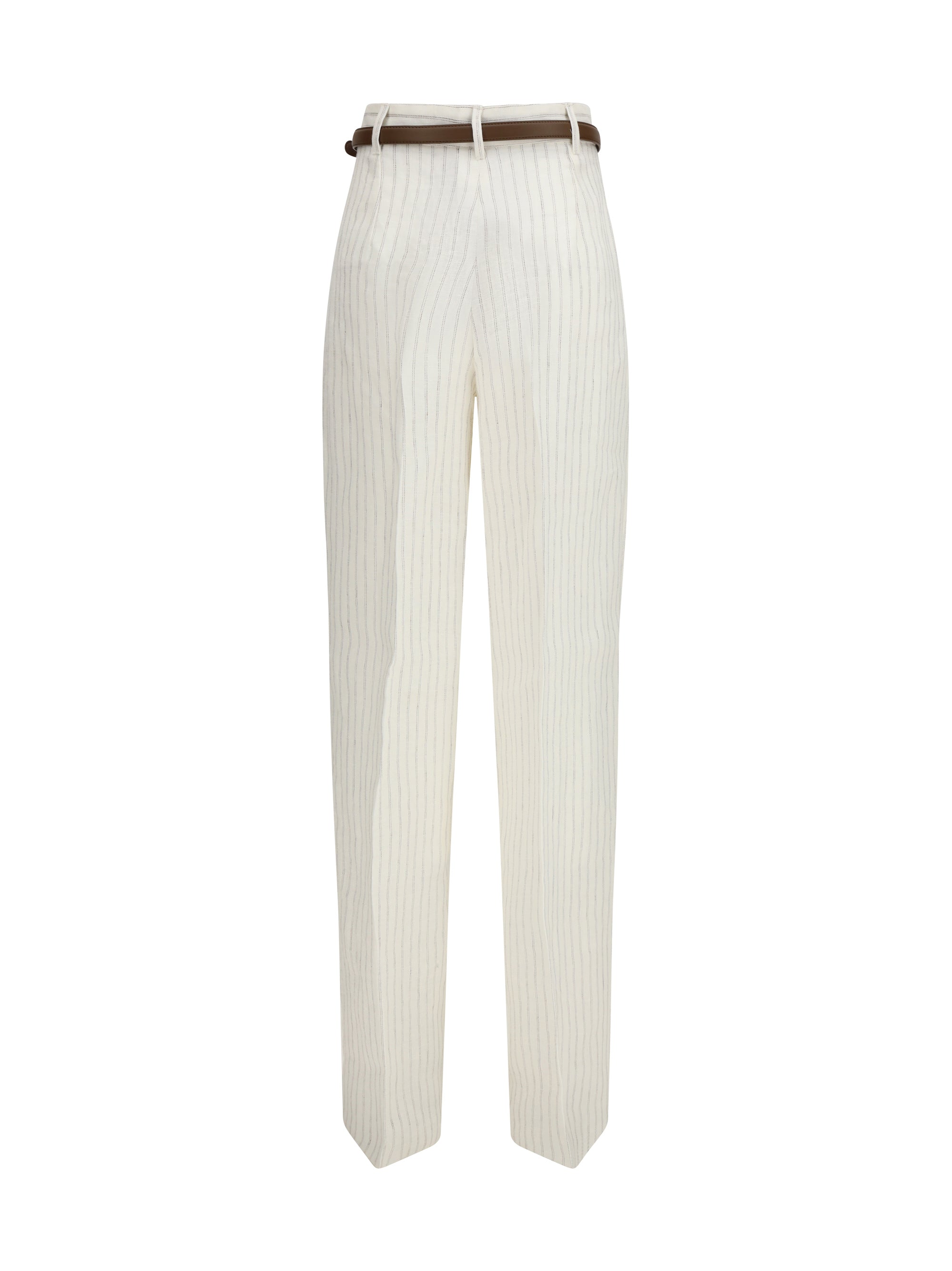 MAX MARA STUDIO 40 linen pants