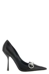 gucci boulevard pumps define a rigorous silhouette through a geometric and sha
