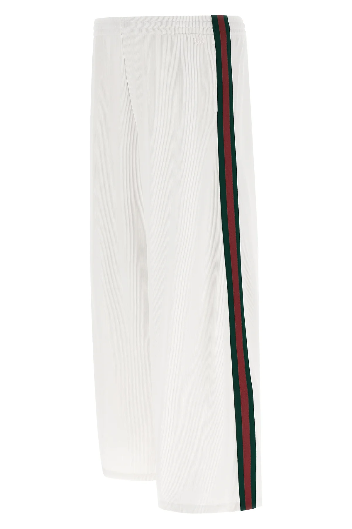 gucci leisure pants redefine everyday wear through a structured construction in