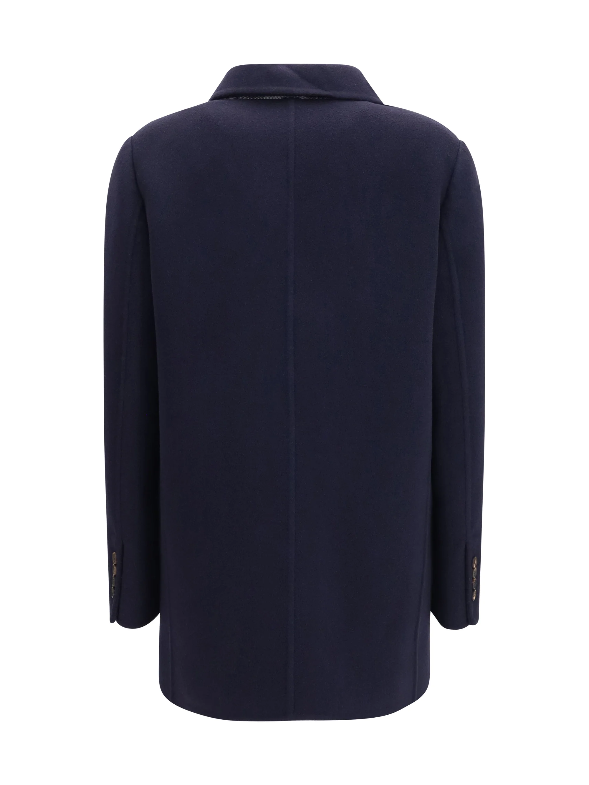 BRUNELLO CUCINELLI 42 single-breasted wool and cashmere jacket