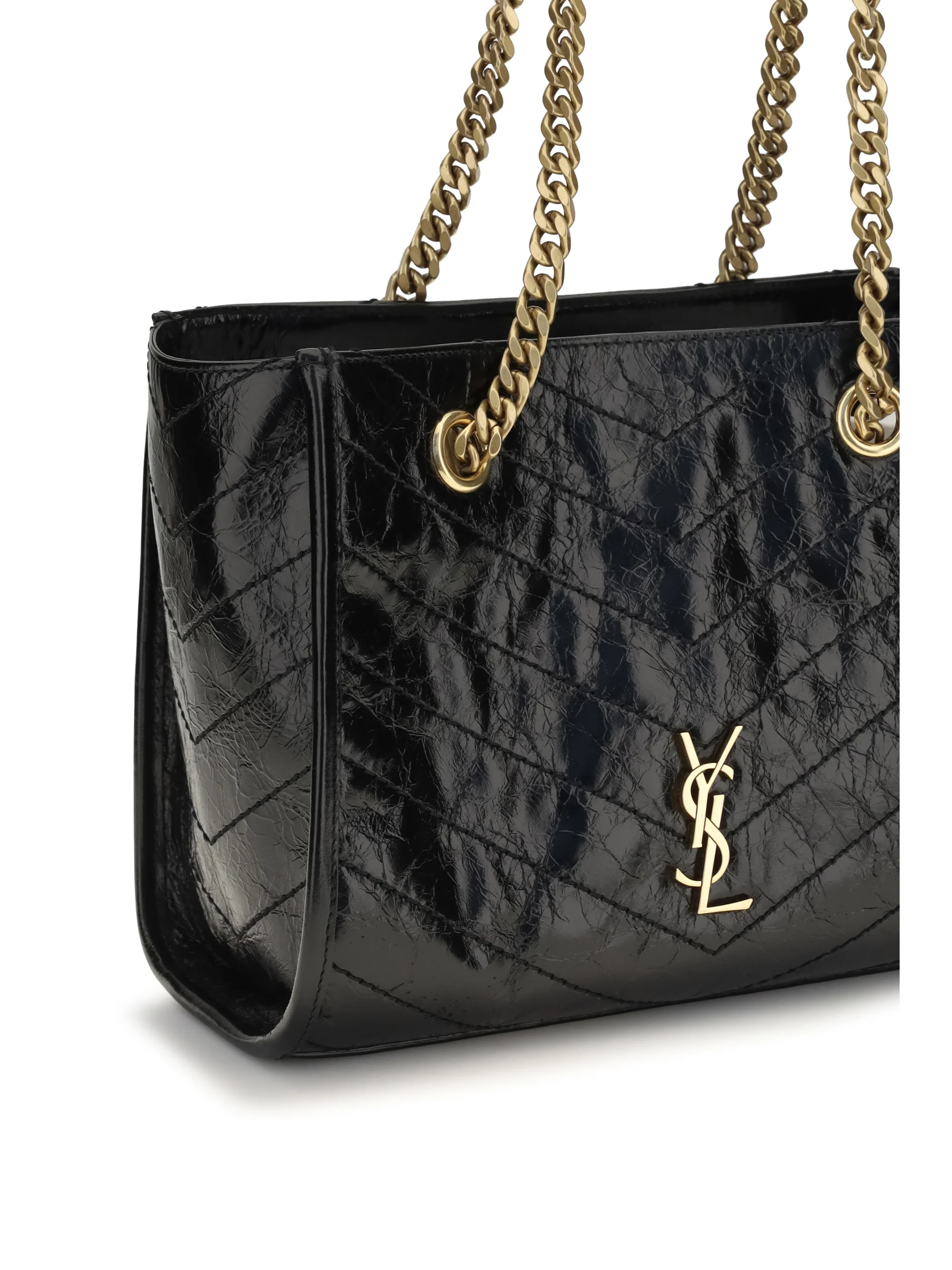 small niki leather tote bag