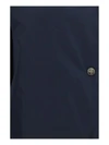 reversible padded jacket in radzmir and water repellent canvas