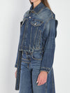 strap jacket in denim