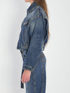strap jacket in denim