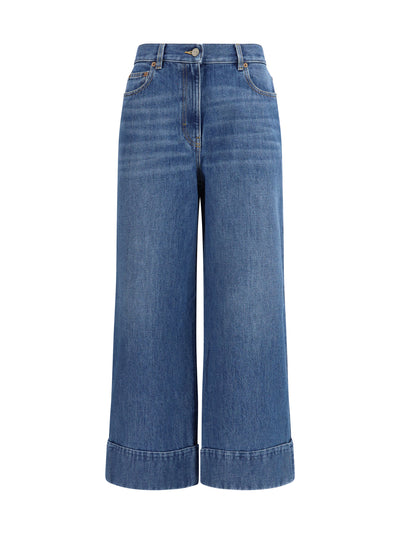 logo detail jeans